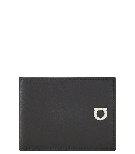 cartera ferragamo piel negra|cartera ferragamo hombre.